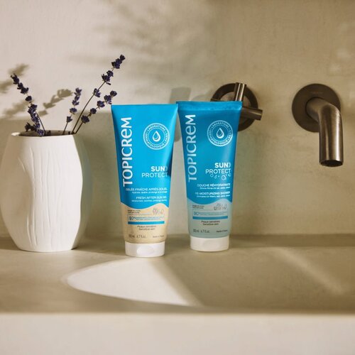 Topicrem Sun Protect Re-Moisturizing Shower hidratantni gel za tu&amp;scaron;iranje nakon sunčanja 200 ml Slike