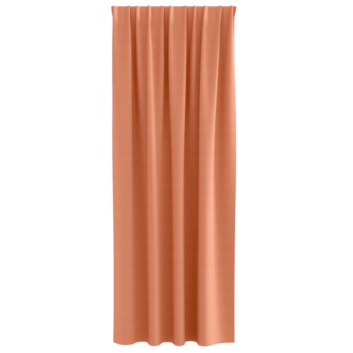 VidaXL Zavjese sa zavjesama 2 pcs Terakota 260 x 140 cm Poliester Slike