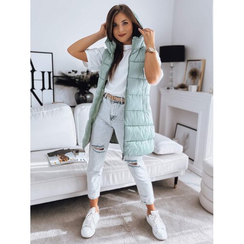 DStreet BRITA women's quilted vest green TY3266 Cene