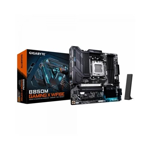 Gigabyte B850M gaming x WF6E AM5, amd B850 chipset, 4x DDR5 dimm, fast networking : 2.5GbE lan & wi-fi 6E with directional ultra-high gain antenna Cene