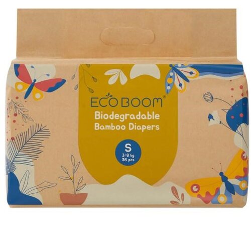 Eco boom Joy Pelene za bebe, S, 3-8 kilograma, 36 komada Slike