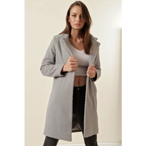 Bigdart Coat - Gray - Double-breasted