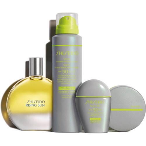 Shiseido Sports BB Compact WetForce SPF50+ vodoodporen kompakten BB puder 12 g odtenek Medium Dark Cene