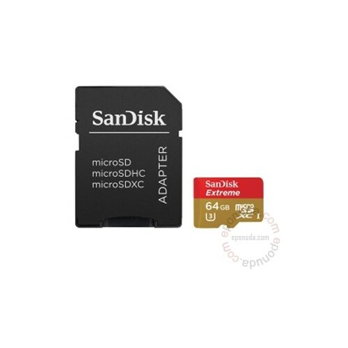 Sandisk SD 64GB micro extreme 60 mb/s memorijska kartica Slike