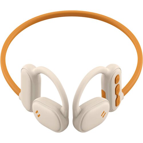 Havit E553BT &amp;ndash; Open Ear Air Conduction Headphones, beige Slike