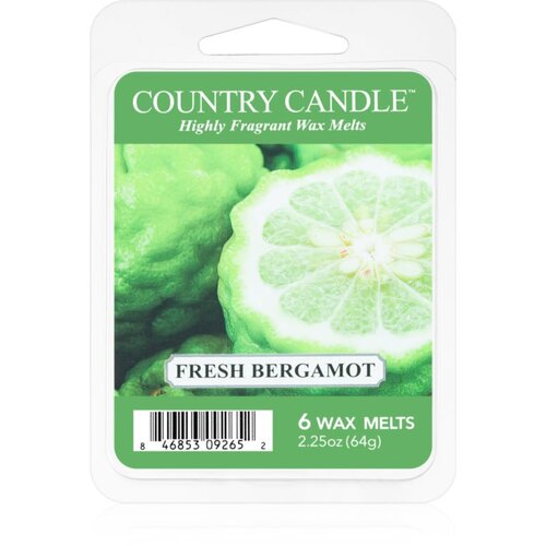 Country Candle Fresh Bergamot vosek za aroma lučko 64 g Cene