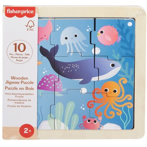 Fisher Price Fisher-Price drvene puzzle - sort Slike