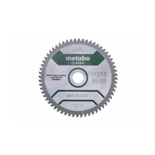 Metabo list testere fi216x18x30 mm Multi CutClassic Z60 FZ/TZ 5°neg Cene