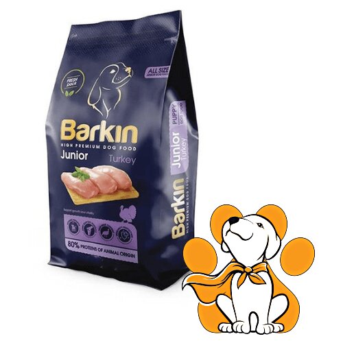 Barkin High Premium Turkey Junior 2kg, Granule Za &Scaron;tence i Mlade Pse Cene