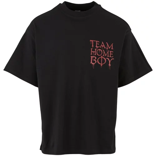 HOMEBOY Majica 'Team' pastelno rdeča / črna