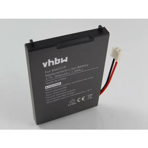 VHBW Baterija za Oricom Secure SC703 / SC705 / SC710, 900 mAh