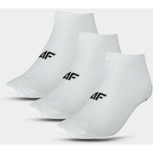 4f Women's Casual Ankle Socks (5pack) - White Slike