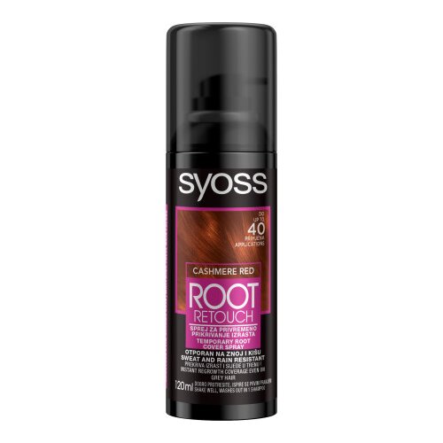 Syoss sprej za prekrivanje lasnega narastka - Root Retoucher - Cashmere Red Cene