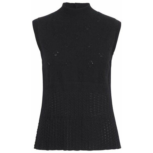 IVKO WOMAN jednobojni pulover sa kragnom bez rukava - crna  241430.019 Cene