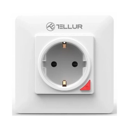 Tellur smart wifi zidna utičnica ac 16A 2400W bela ( 400-0030 ) Cene