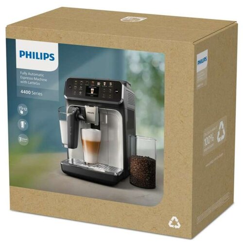 Philips super automatski aparat za kavu EP4446/70 crna srebrna 230 w 15 bar 1 8 l Slike