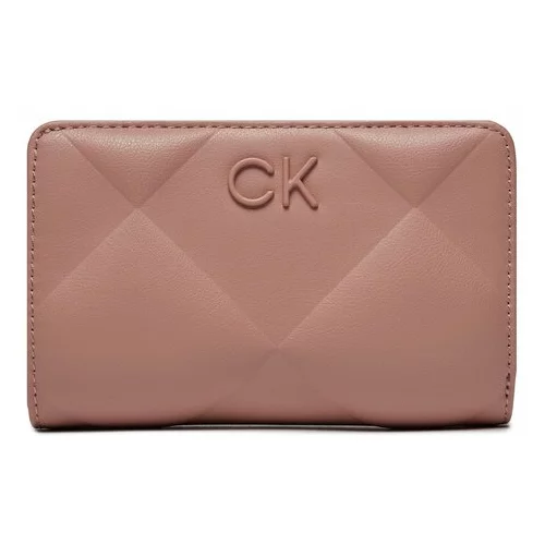 Calvin Klein Velika ženska denarnica Re-Lock Quilt Bifold Wallet K60K611374 Roza