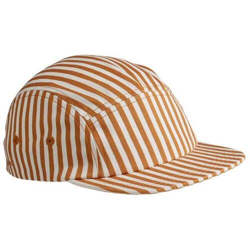 Liewood kapa s šiltom rory stripe mustard/creme de la creme Cene