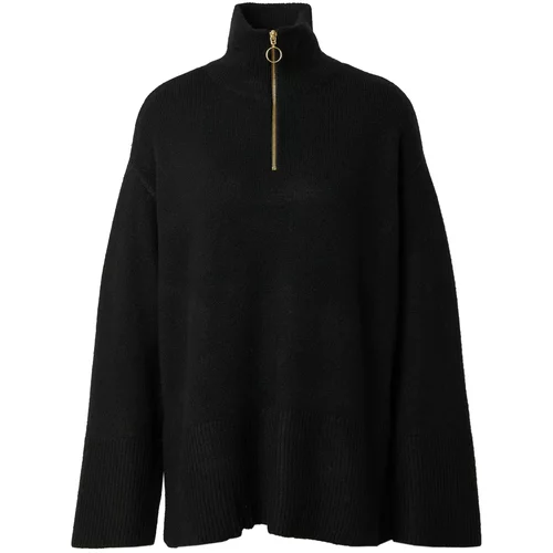 Vero_Moda Širok pulover 'PHILINE' črna