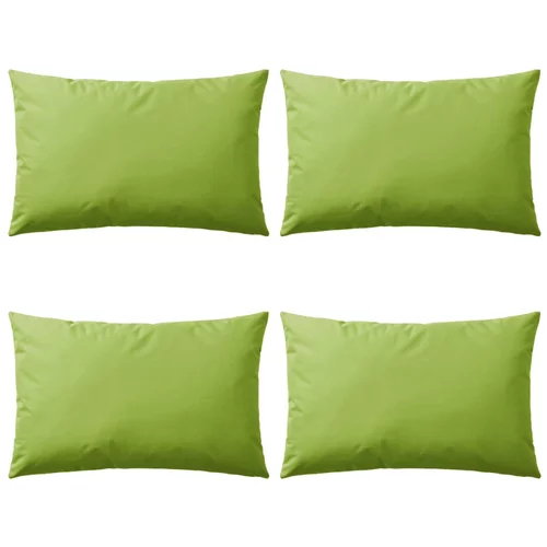 vidaXL Vrtni jastuci 4 kom 60 x 40 cm zeleni