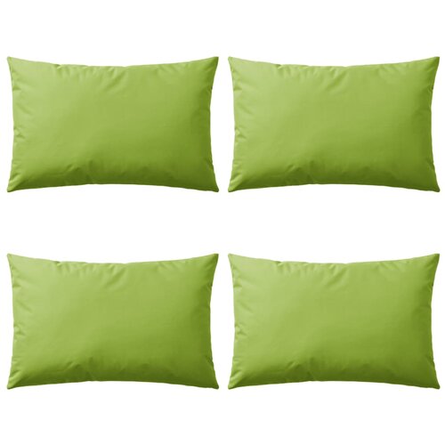 vidaXL Zunanje blazine 4 kosi 60x40 cm jabolčno zelene, (20768819) Cene