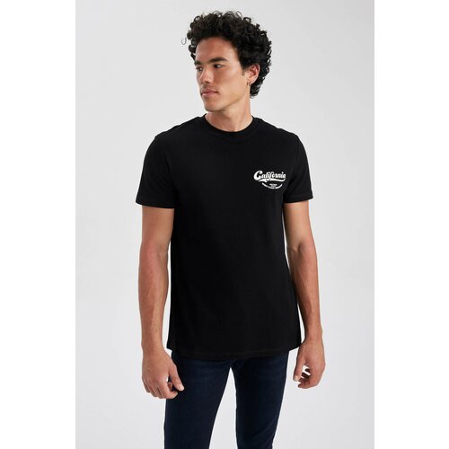 Defacto Slim Fit Crew Neck Printed T-Shirt Cene