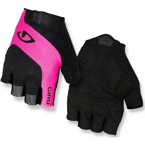 Giro Dámské cyklistické rukavice Tessa černo-růžové, L