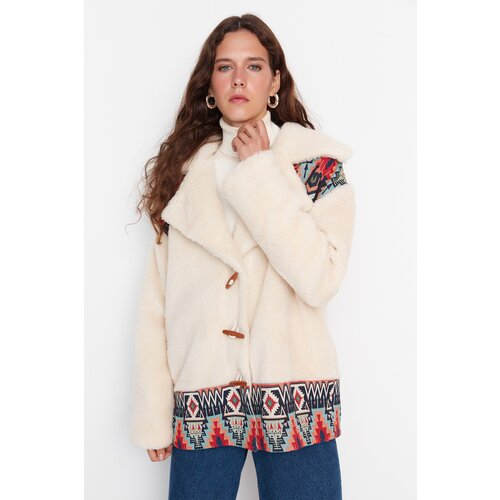 Trendyol Winter Jacket - Ecru - Puffer Slike