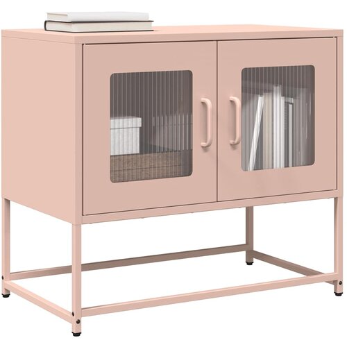 vidaXL TV omarica roza 68x39x60,5 cm Hladno valjano jeklo Cene