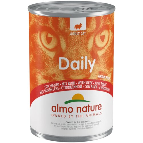 Almo Nature Daily Ekonomično pakiranje Menu 24 x 400 g - Govedina Slike