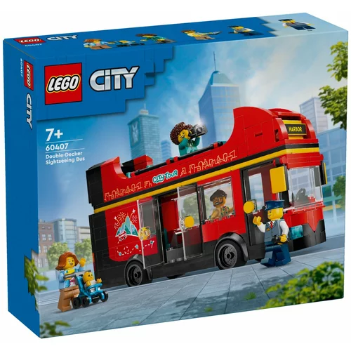Lego 60407 Rdeči dvonadstropni turistični avtobus