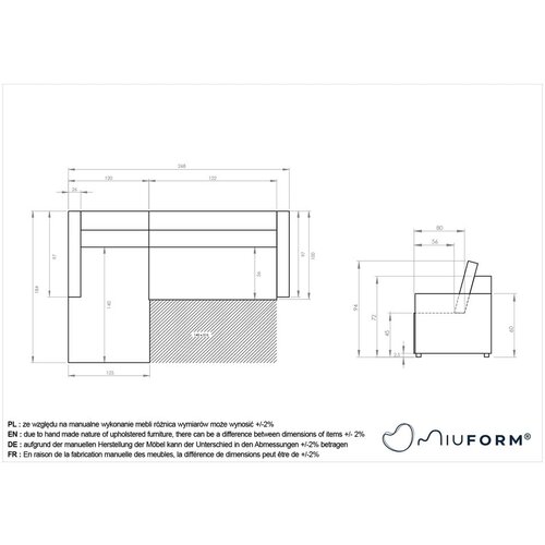 Miuform Bež sklopiva/s prostorom za odlaganje kutna garnitura (s lijevim kutom) Lulu &amp;ndash; Slike