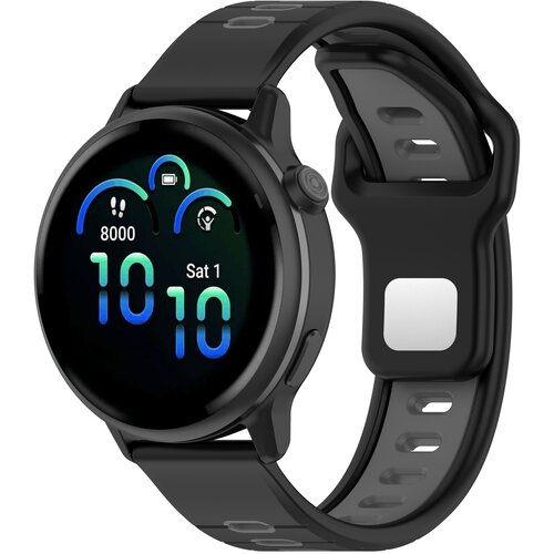 INF Eleganten 22 mm nadomestni pašček za Garmin vivoactive 6 Black+Grey, (22148725) Cene