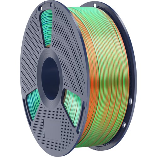 Silk PLA+ Tri-Color Orange Blue Green - 1,75 mm / 1000 g Slike