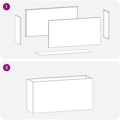  Vrtna saksija Maslinastozelena 100 x 30 x 50 cm Čelična vrata Slike