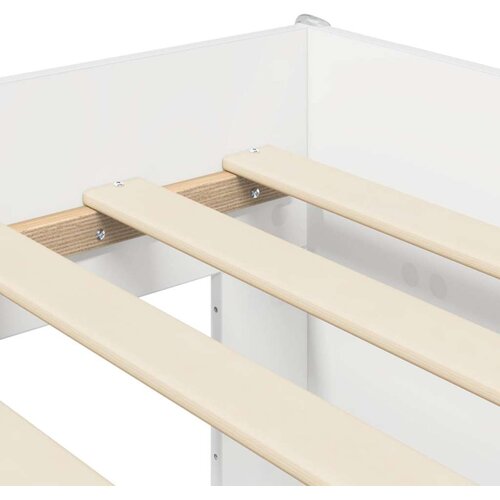  Kreveta za visoko spavanje djece 2 pcs Bijela 98.5 x 200 cm - Bijela 100 x 200 cm Slike