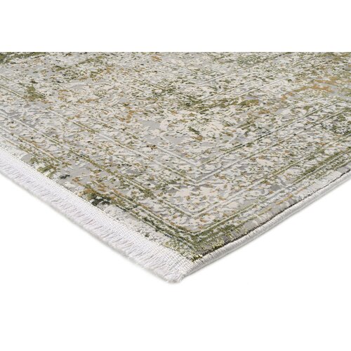 Dieter Knoll TKANA PREPROGA Avignon 140/200 cm tkano siva, zelena Slike