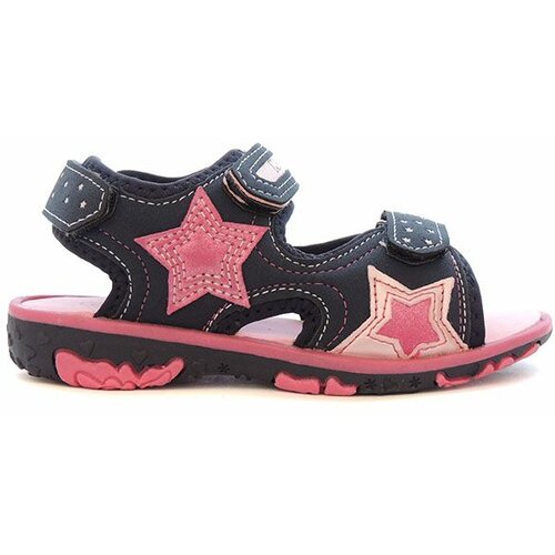 Kappa sandale za devojčice logo 260681K starring k crno-roze Slike