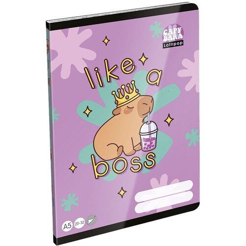 ICO ICO: Lizzysuli Lollipop Capybara nečrtan zvezek A5 20-32 Cene