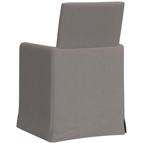  Trpezarijske stolice 2 pcs Sivo-smeđa 57 x 67 x 95 cm tkanina Slike