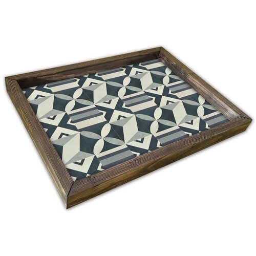 Hanah home poslužavnik AT-009, 30x40cm, &amp;scaron;areni Slike