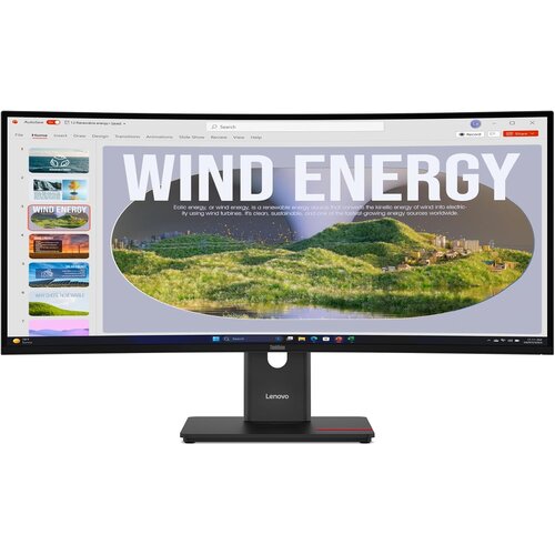 Lenovo Monitor T34WD-40 86,36 cm (34&Prime;) UWQHD Cene