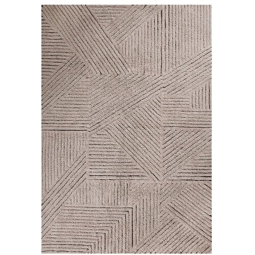 Lorena Canals Svjetlo smeđi periv/ručno rađen vunen tepih 170x240 cm Golden Coffee – Cijene