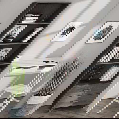VidaXL visoka omara svetlo siva 60x35x180 cm trdna borovina Slike