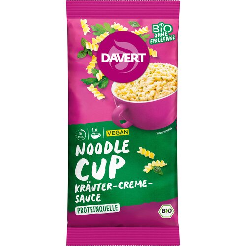 Davert Bio Noodle-Cup umak od začinskog bilja i vrhnja - 61 g Cijene