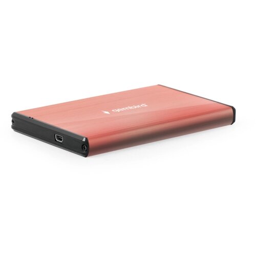 Gembird HDD External Enclosure, 2.5", SATAIII, USB3.0, Brushed aluminium, Pink Cene