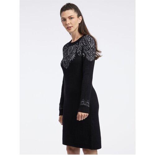 Orsay Black Ladies Sweater Dress - Women Slike
