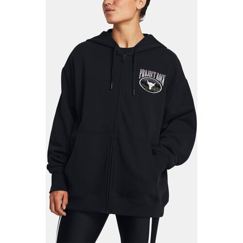Under Armour Sweatshirt Pjt Rck HW Terry FZ OS Q1-BLK - Women's Cene