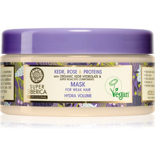 Natura Siberica Kedr, Rose & Protein maska za šibke lase 300 ml Cene