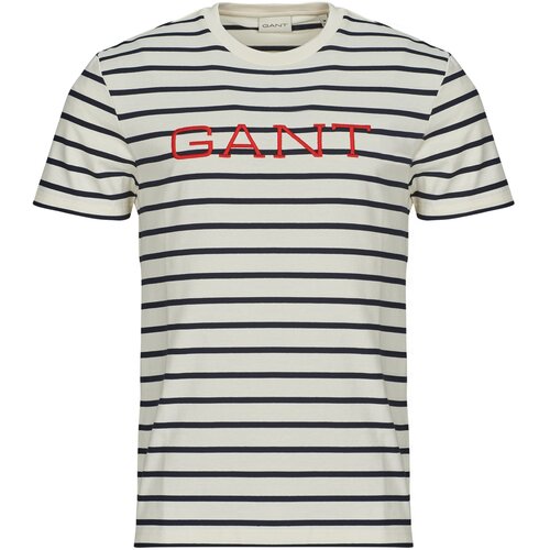 Gant GRAPHIC STRIPED SS T-SHIRT Višebojna Cijene